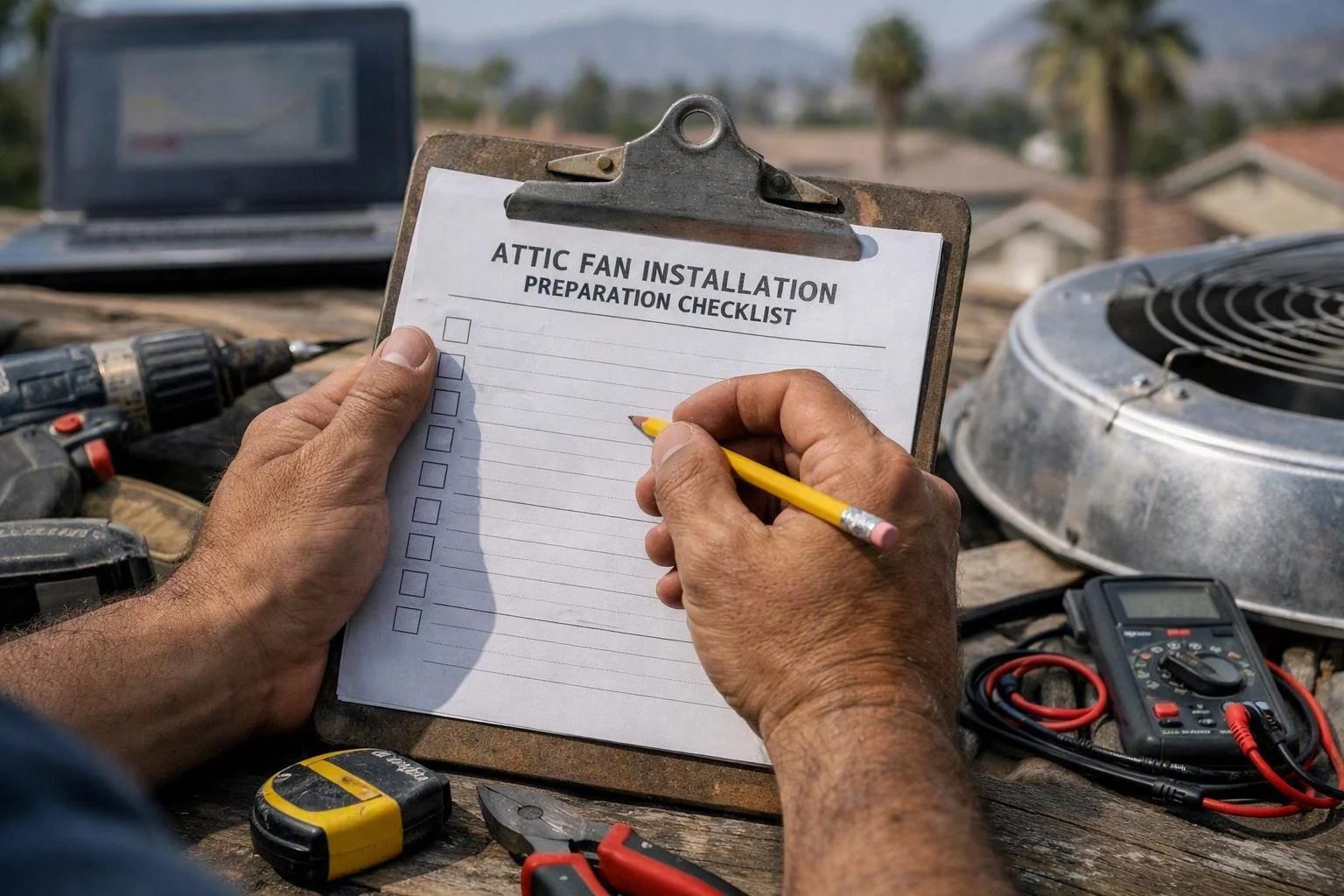 Attic Fan Installation Preparation Checklist — Landscape Lighting Repair Checklist: What to Check Before Calling