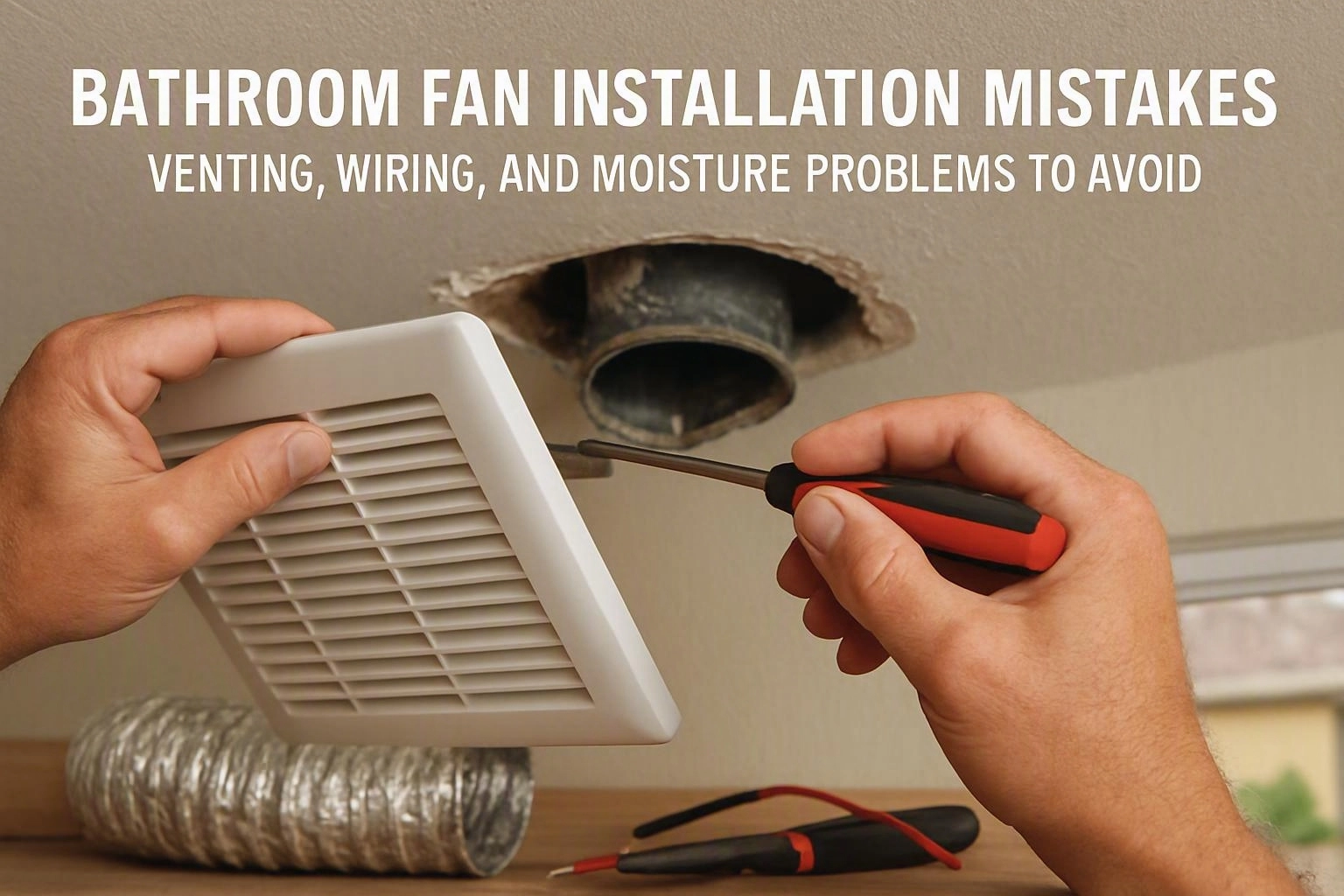 Bathroom Fan Installation Mistakes: Venting, Wiring, and Moisture Problems to Avoid