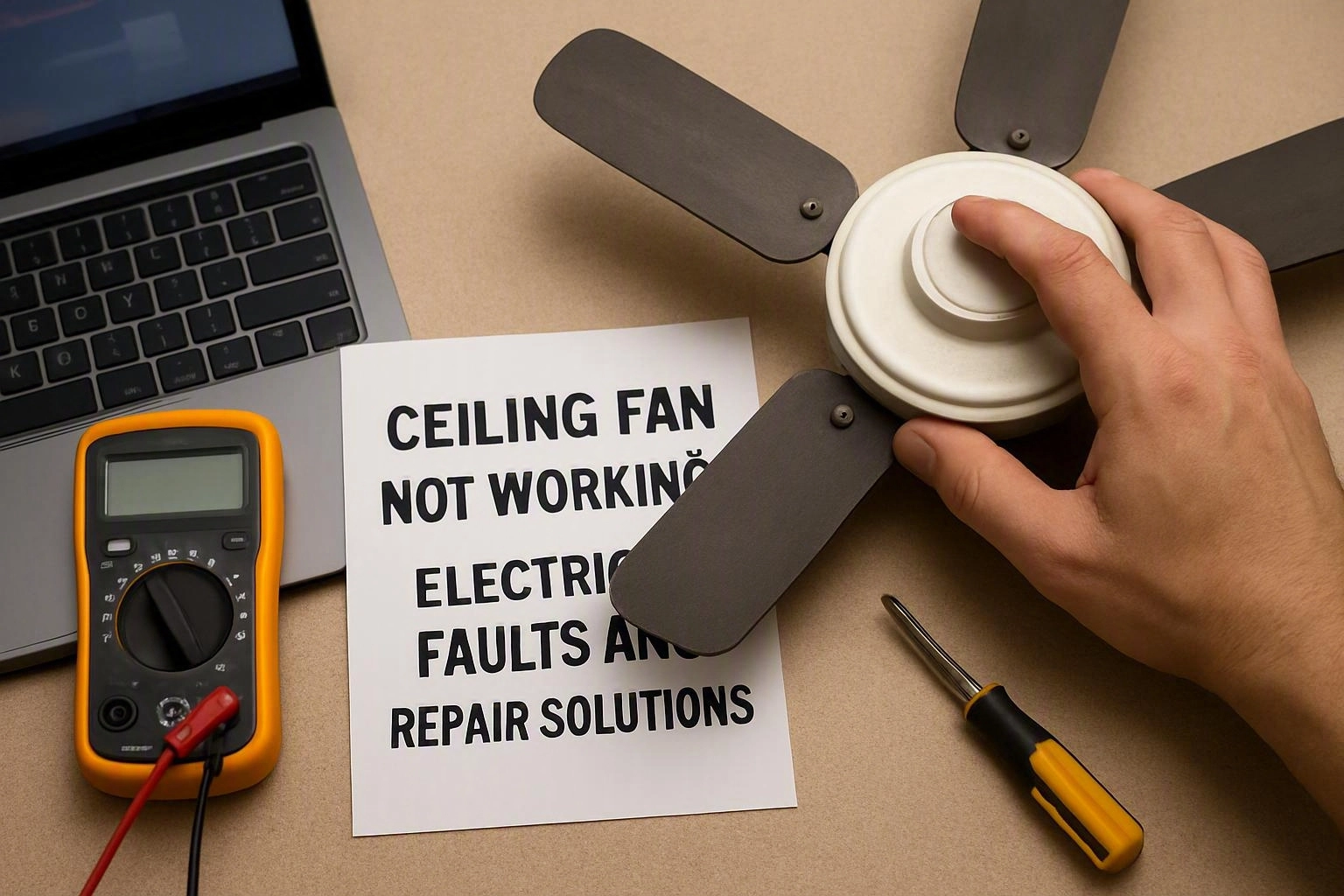 Ceiling Fan Not Working: Electrical Faults and Repair Solutions