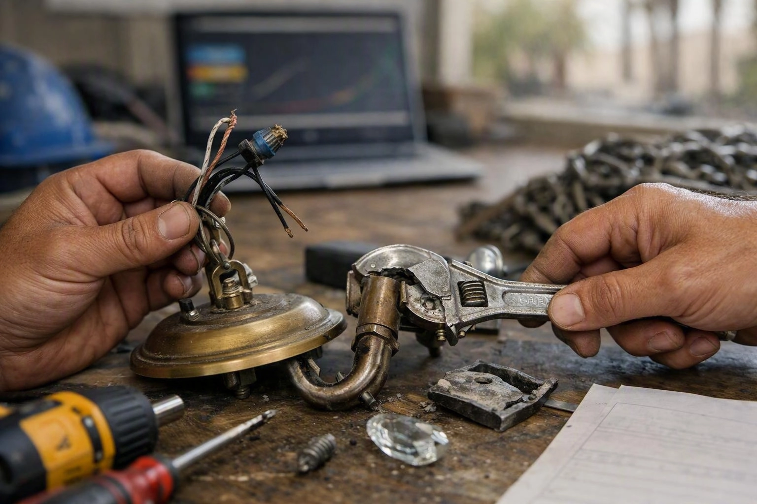 Chandelier Repair Mistakes: Common Wiring, Mounting, and Weight-Bearing Hazards — Landscape Lighting Repair Mistakes That...
