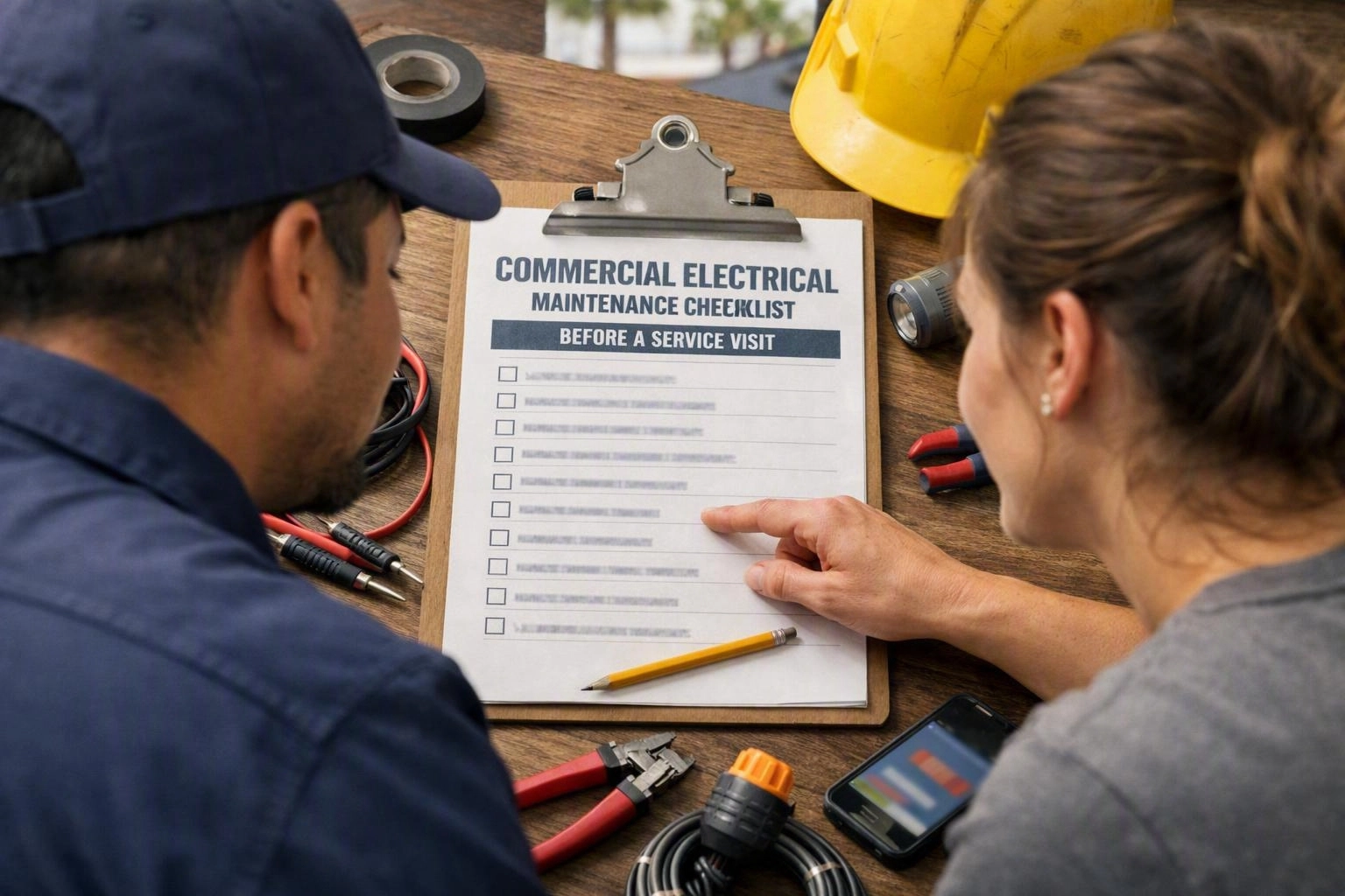 Commercial Electrical Maintenance Checklist Before a Service Visit