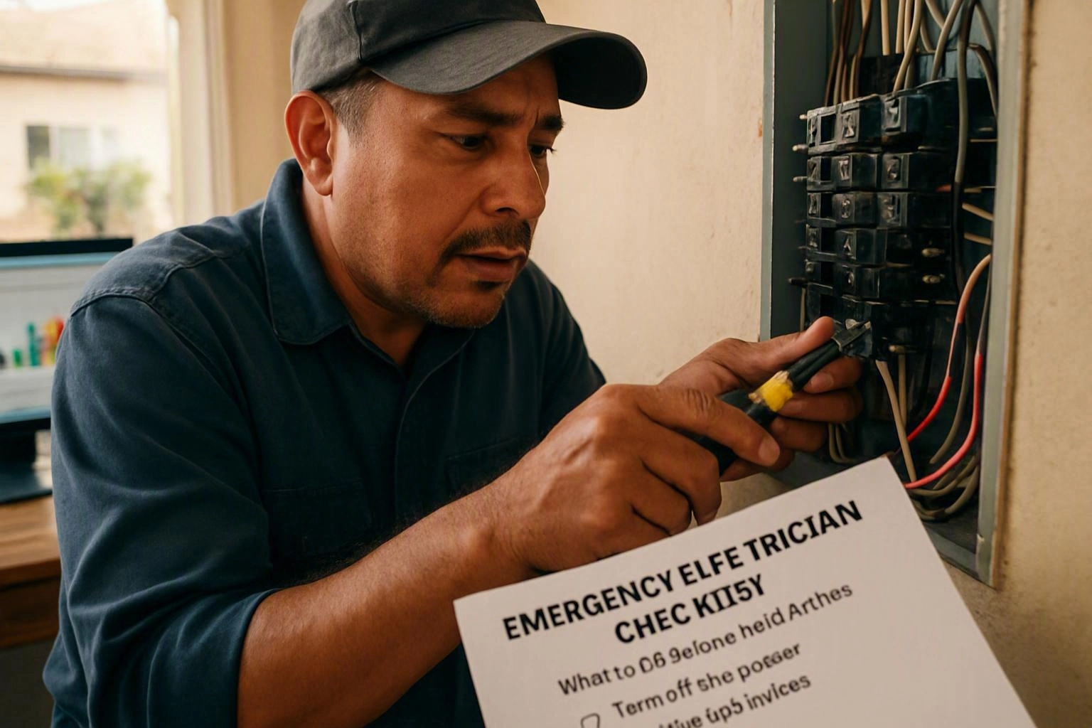 Emergency Electrician Checklist: What to Do Before Help Arrives