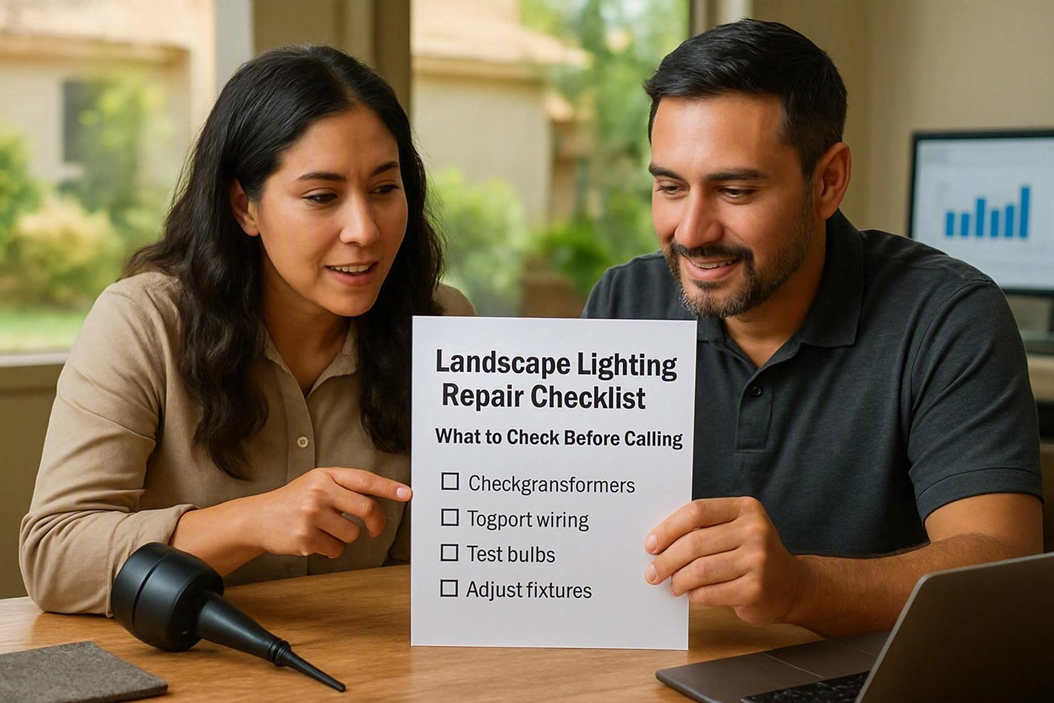 Landscape Lighting Repair Checklist: What to Check Before Calling