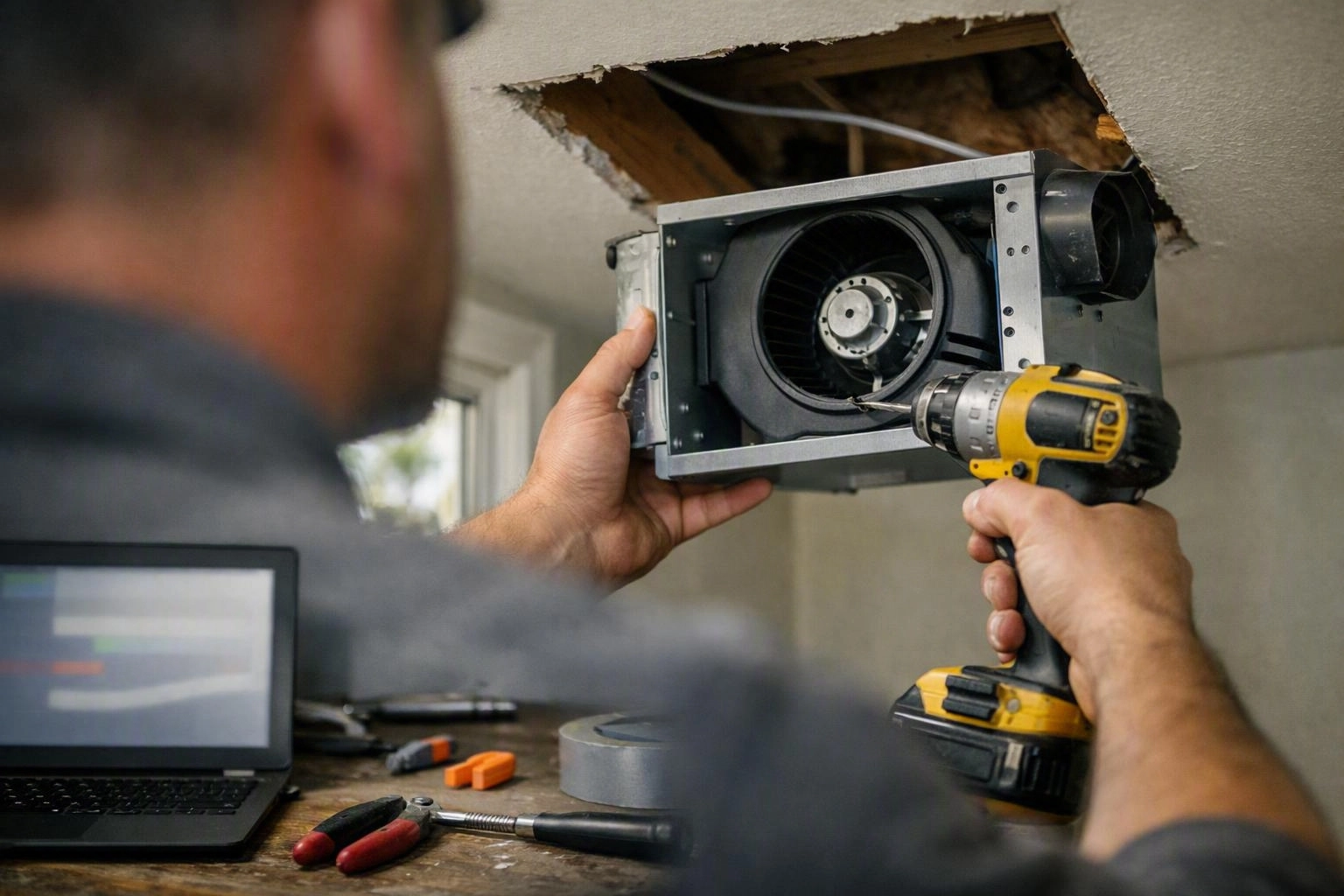 What Happens During a Bathroom Fan Installation?